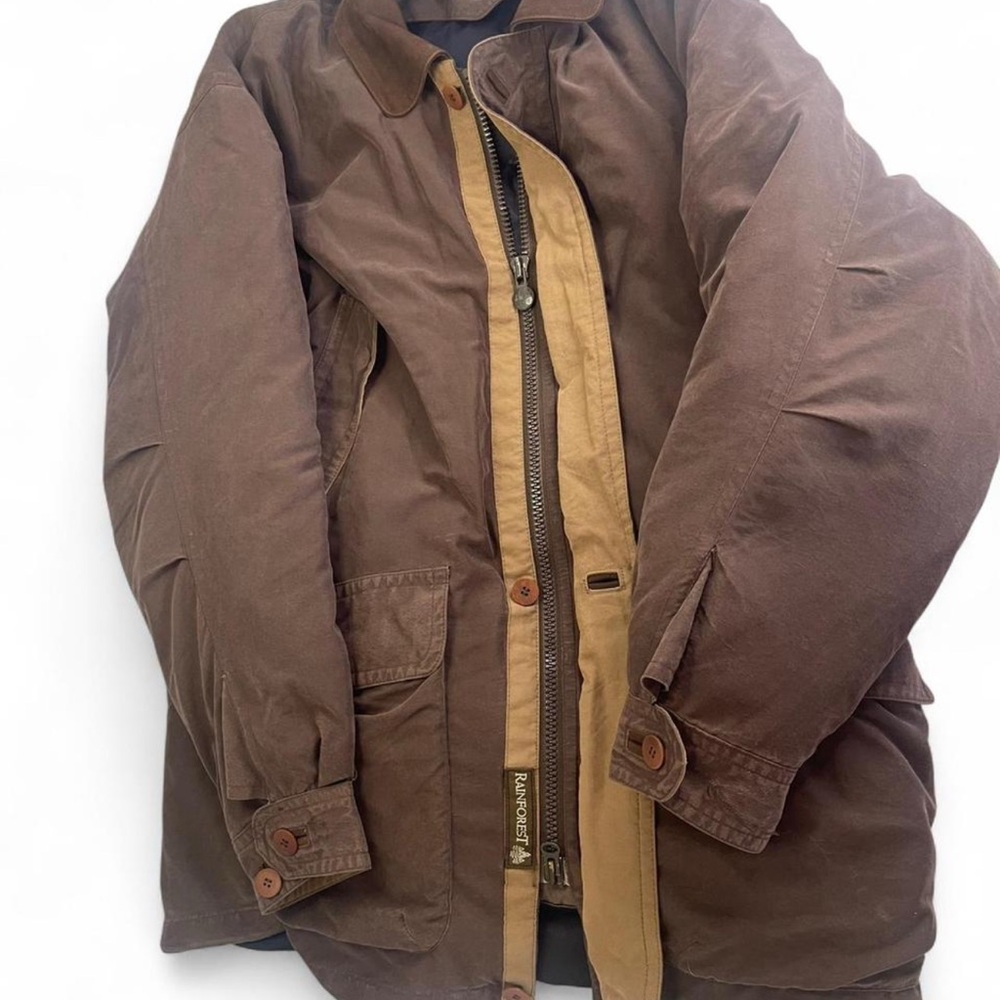 Rainforest Men's Brown Down Feather Jacket - image 1